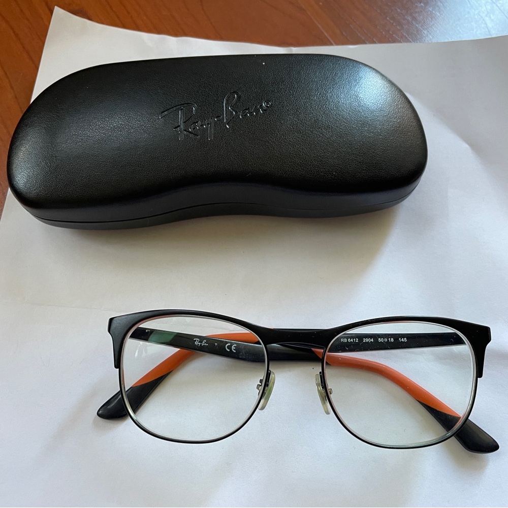 Ray Ban glasses frames with case